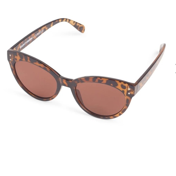 Saint Owen x Curateur WYLDE Tortoise Shell Cat Eye Sunglasses With Case, NEW - Picture 2 of 5